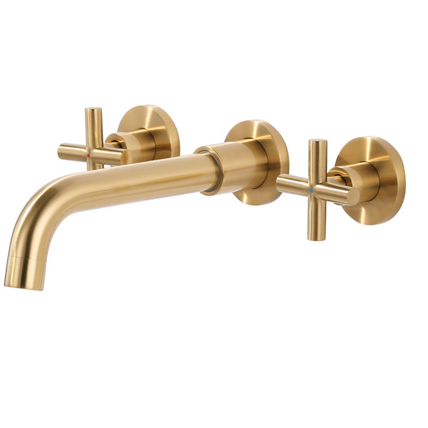 iVIGA Wall Mounted Faucet 2handle Bathroom Faucet Wayfair